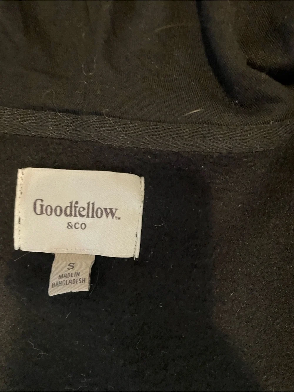 Goodfellow & Co Black Pullover Hoodie